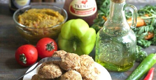 Диетические котлеты из индейки с кабачком