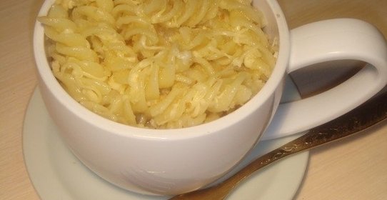 Макароны в соусе бешамель