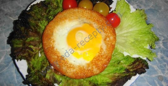 Яичница в хлебе Смак