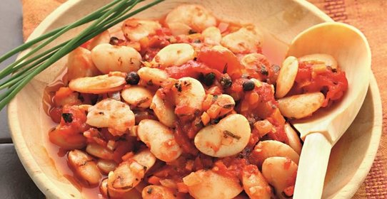 Рагу из крупной фасоли