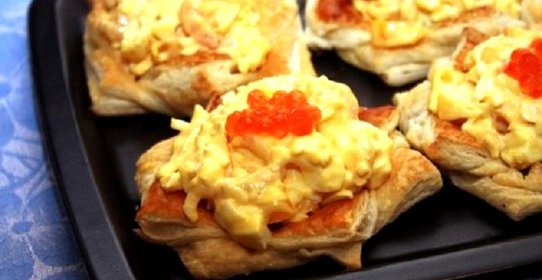 Салат с креветками