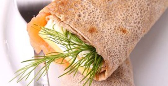 Тонкие гречневые блины