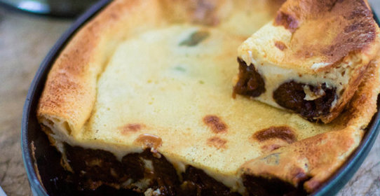 Бретонский пирог Фар с черносливом