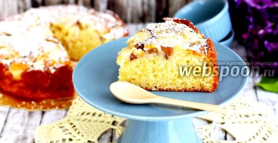 Пирог персиковый