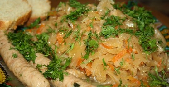 Капуста тушеная По-немецки в мультиварке