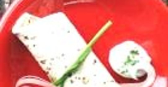 Цуккини завернутый в лепешку