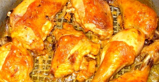 Курица с аджикой и майонезом