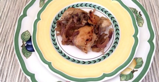 Куриная грудка в медово-соевом соусе