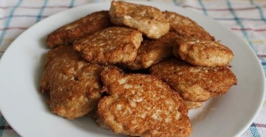 Оладьи из семги