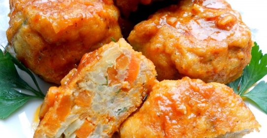 Тефтели Янтарные с морковью