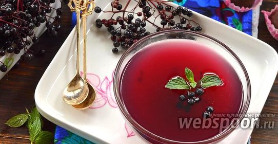 Кисель из чёрной бузины