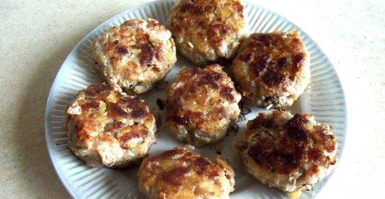 Рубленые котлеты из свинины