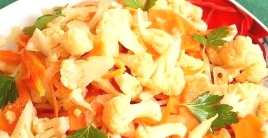 Цветная капуста в апельсиновом соусе