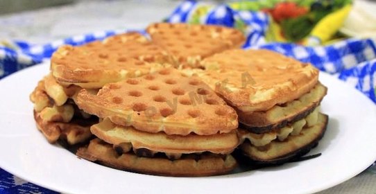 Вафли мягкие на газу