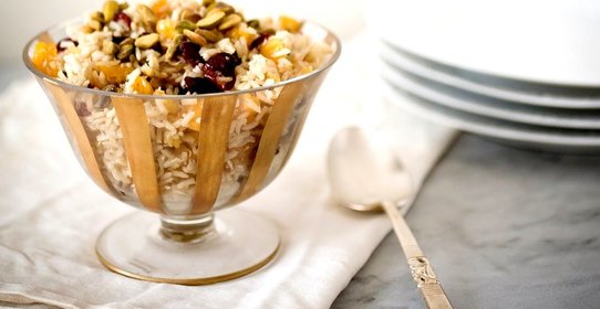 Фруктовый плов в мультиварке