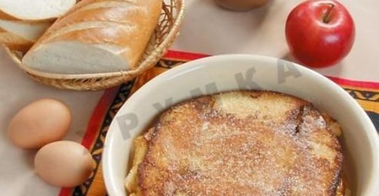 Запеканка из чёрного хлеба