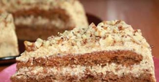 Кофейно-ореховый торт Идеал