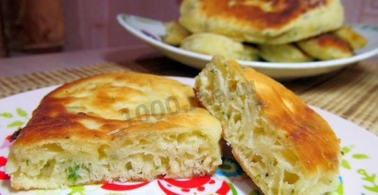 Пирожки на сыворотке жареные без дрожжей