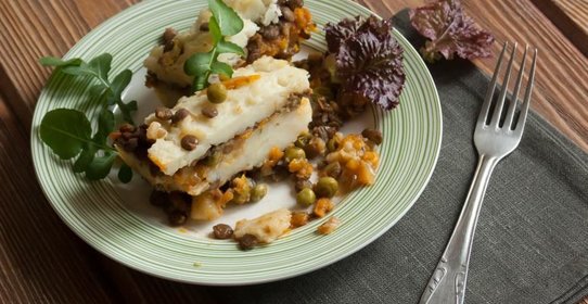 Веганский пастуший пирог