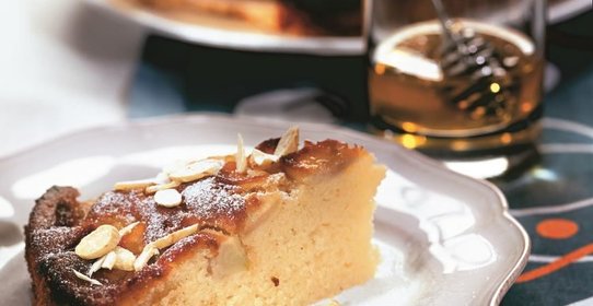 Яблочный пирог с медом