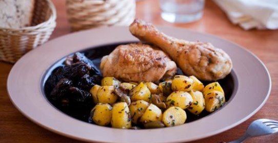 Курица с картошкой