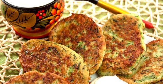 Оладьи из кабачков