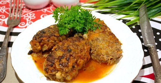 Ленивые голубцы с капустой и фаршем