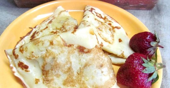 Блинчики с бананом