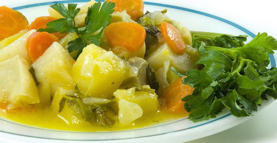 Тушеный сельдерей