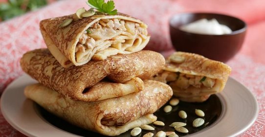 Блинчики с курочкой