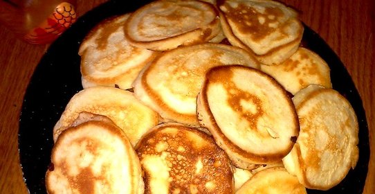 Оладьи воздушные на ряженке