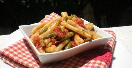 Паста со стручковой фасолью