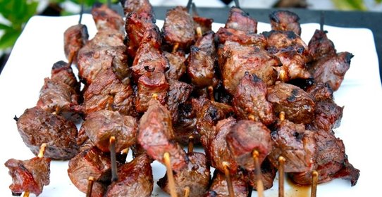 Шашлык из баранины по-грузински