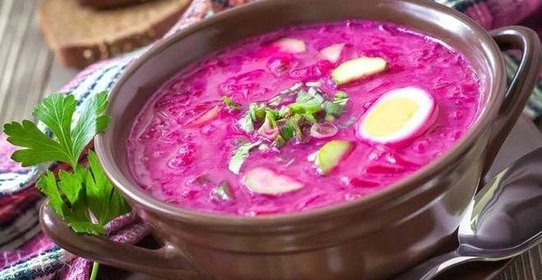 Холодный свекольник за 30 минут