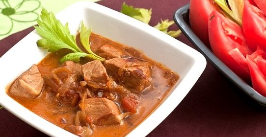 Свинина в микроволновке