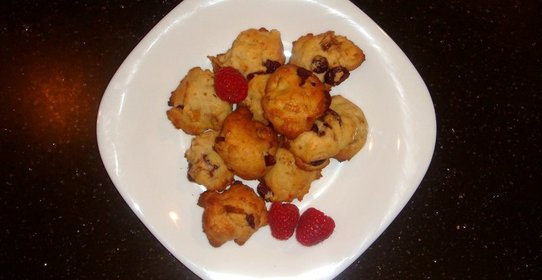 Печенье с сушеным инжиром и вяленой клюквой