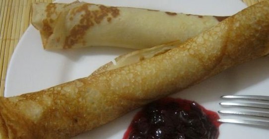 Блинчики на кефире и молоке