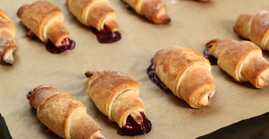 Рогалики с джемом
