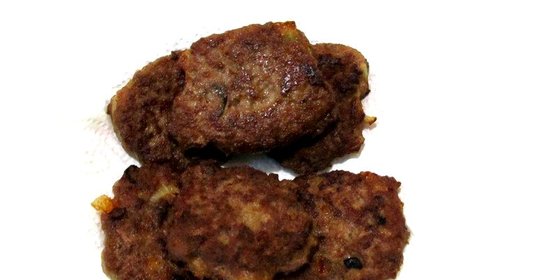 Мясные оладьи