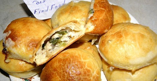 Пирожки с курицей и грибами