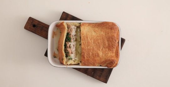 Пирог с налимом