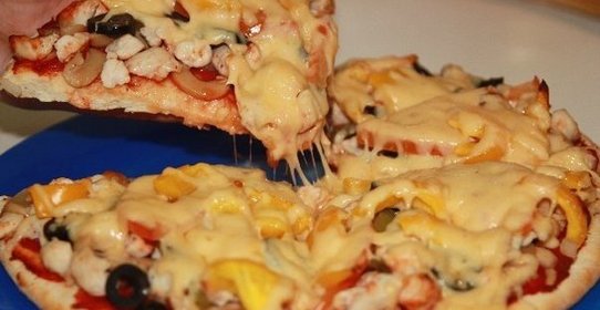 Пицца на скорую руку