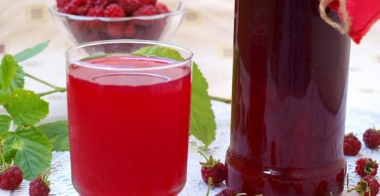 Малиновый сок на зиму