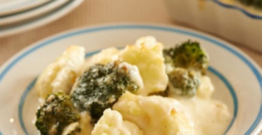 Запеченные цветная капуста и брокколи в мультиварке