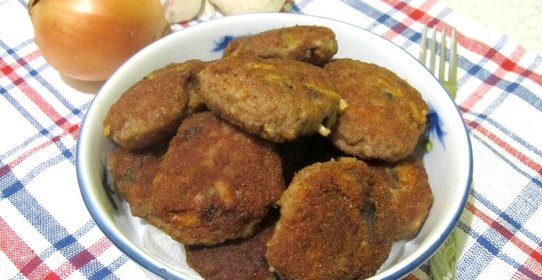 Котлеты с шампиньонами