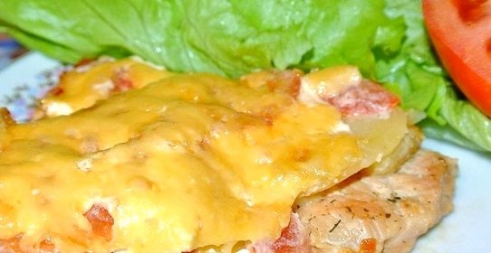 Индейка запеченная с сыром