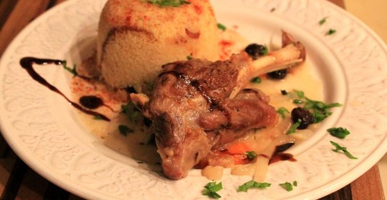 Бараньи голяшки с кускусом