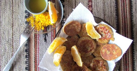 Апельсиновые оладьи