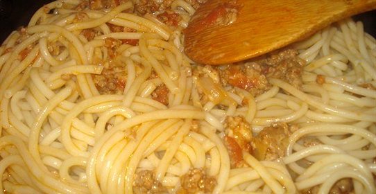 Макароны с фаршем