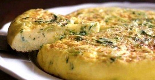 Испанский омлет с кабачком